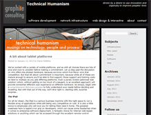 Tablet Screenshot of blog.graphiteinc.com